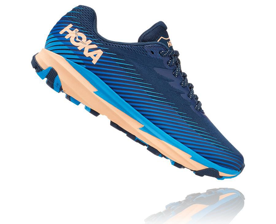 Hoka One One トレイルシューズ レディース 青 - トレント 2 - GQ4635728